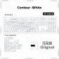 Contour 104+16 PBT Backlit Keycaps Set Cherry Profile for MX Mechanical Keyboard